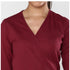 Generic Women's Cotton Solid 3-4th Sleeves Above Knee Dress (Maroon)