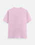 Pink unisex t-shirt Plain