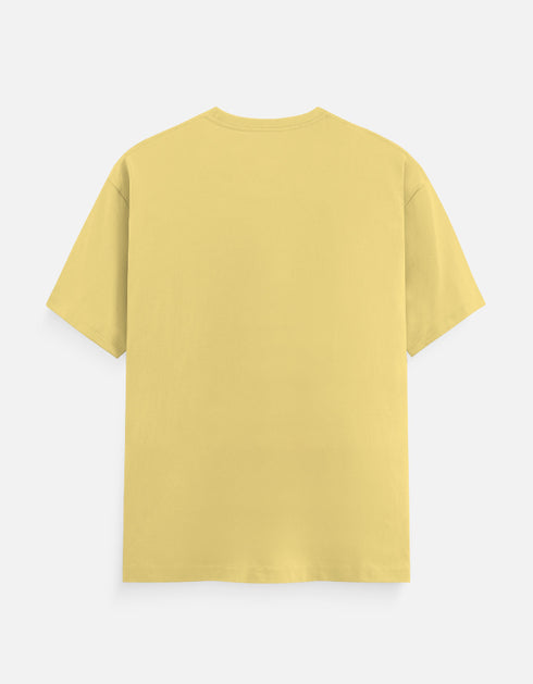 Yellow unisex t-shirt Plain