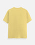 Yellow unisex t-shirt Plain