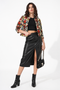 Generic Women's Polyester Floral 3-4th Sleeves Shrug (Multicolor)