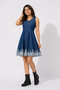 Generic Women's Casual Denim Sleeveless Dress (Blue)