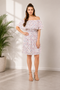 Generic Women's Rayon Floral Half Sleeve Above Knee Dress (Multicolor)