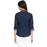 Generic Women's Denim Cotton based Solid Long Sleeves Shirt (Blue)