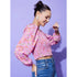 Generic Women's Polyester Floral Long Sleeves Top (Multicolor)