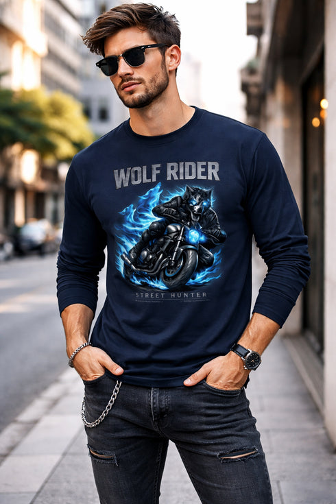 Wolf Rider Full Sleeve Tee
